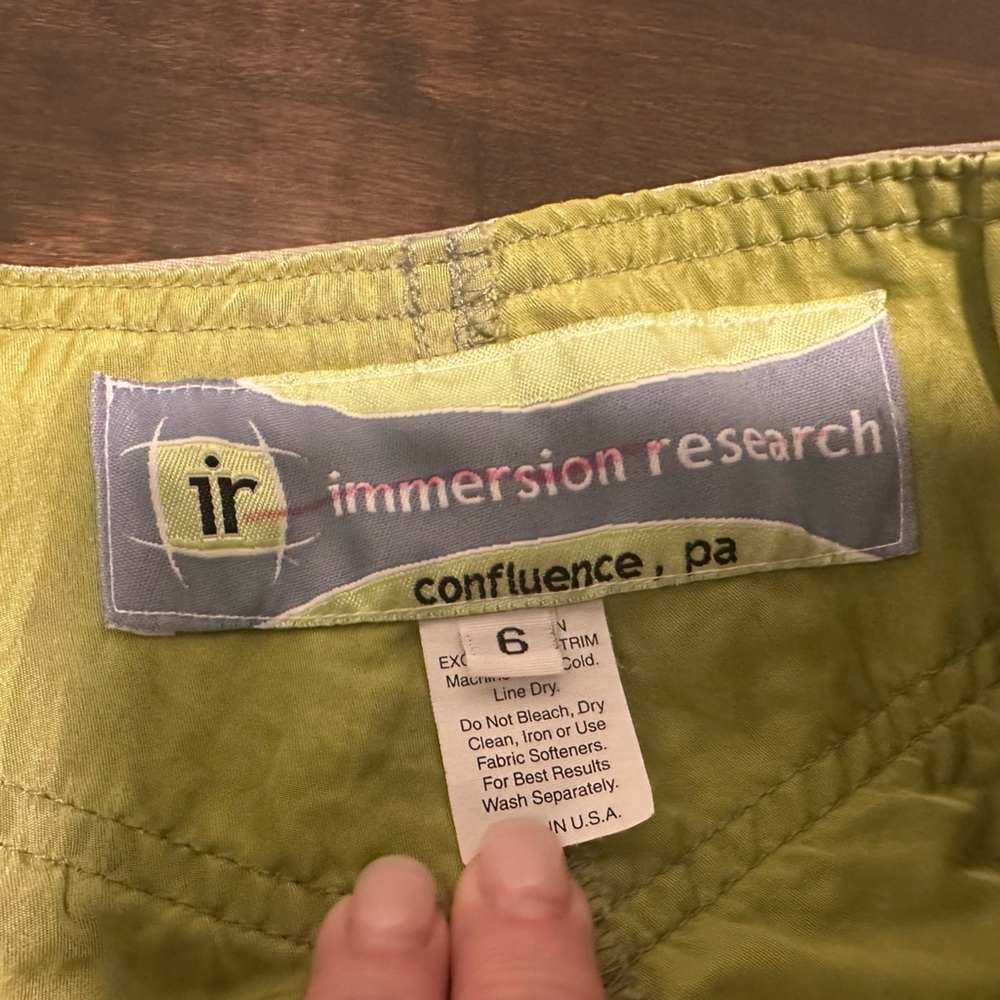 Immersion research board shorts size 6. Green and silver. 100% nylon - Picture 5 of 5